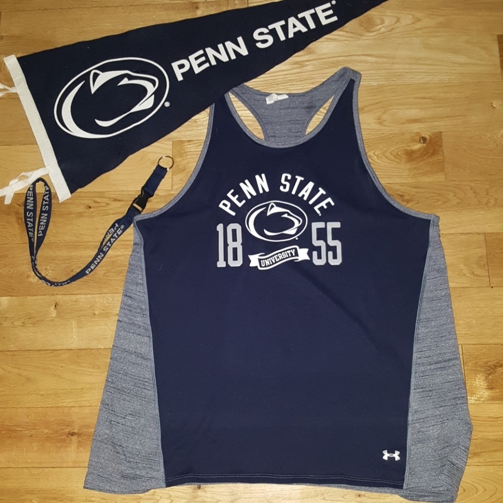Under armour Penn State heat gear top, lanyard
